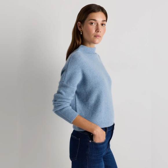 NWOT Quince Mongolian Cashmere Funnel Neck Sweater - Picture 5 of 7